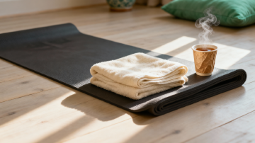A quiet body-awareness practice — sensing movement from the inside, not forcing it